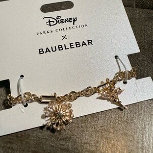 Disney Parks x BaubleBar Gold Charm Bracelet 50th $55‎ NWT